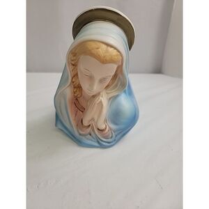 Vintage LEFTON VIRGIN MARY Madonna Ceramic Head Vase Planter Japan‎